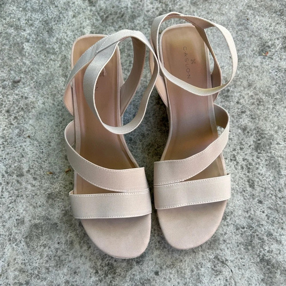 Caslon Libbie Wedge Espadrille Sandal, Beige, Size  10 - Picture 2 of 9